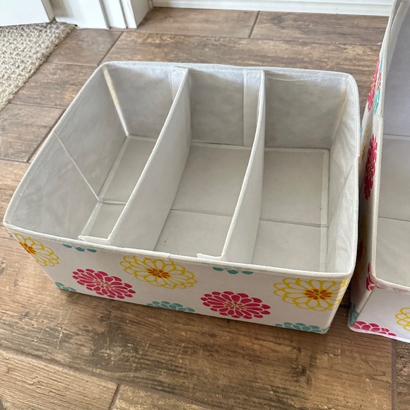 2 Waverly Large Cloth Storage Bins - Picture 3 of 3